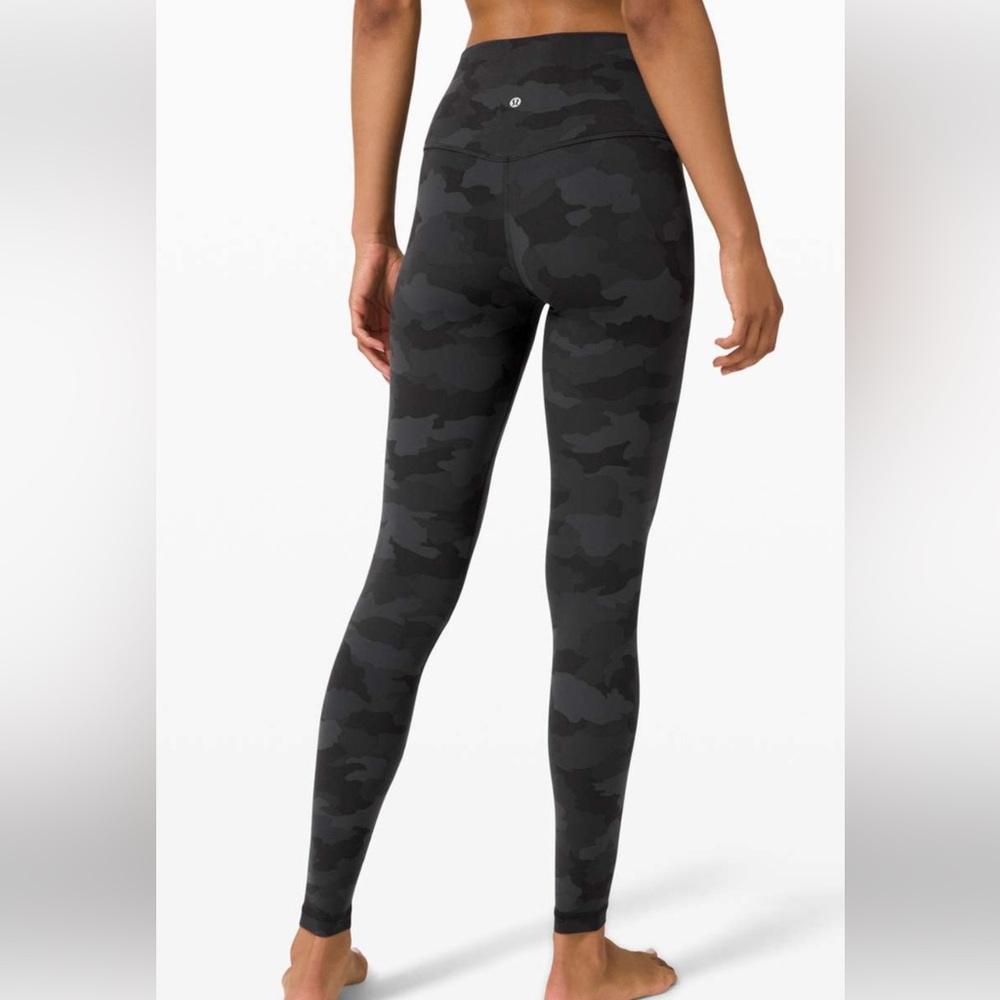Lululemon Wunder Under Deep Camo 25in